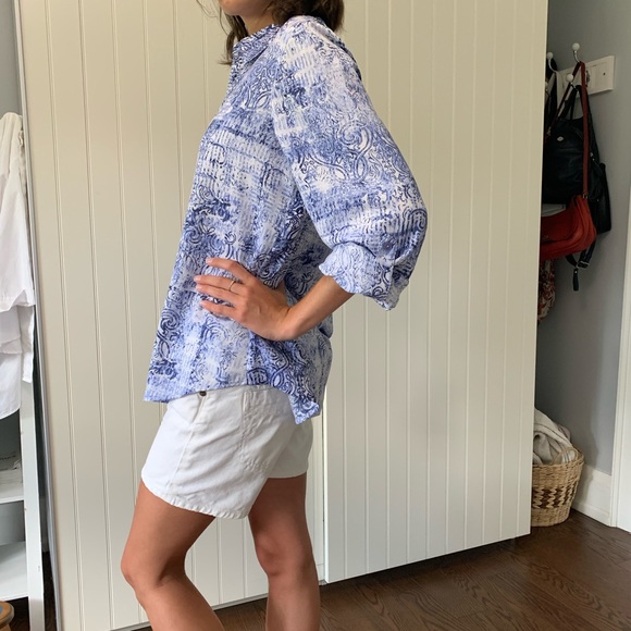 White Denim Shorts - Picture 3 of 7